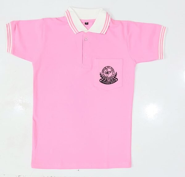 Janta Sr.Sec.School Half Sleeve T-Shirt Pink