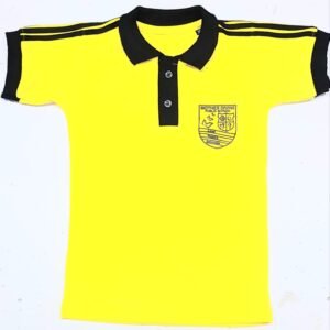 Mother Divine Public School T-Shirt Yellow
